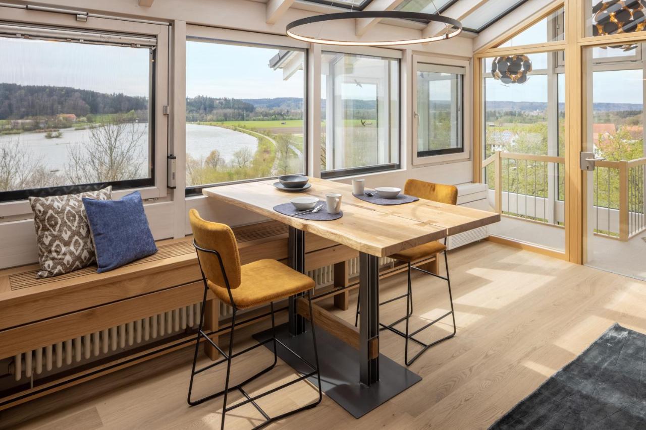 Stille X Weite - Hochwertige Wohnung Mit See-Panorama Kronburg Ngoại thất bức ảnh